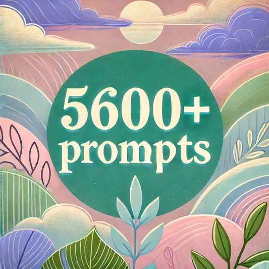 ChatGPT Prompts for Mental Health & Mindset Coaching | 50 Different Topics | AI | Digital Download | Instant Access