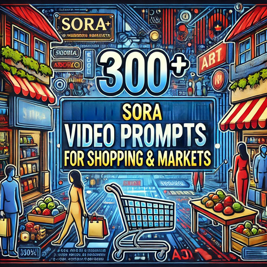 Sora Video Prompts for Shopping & Market Scenes