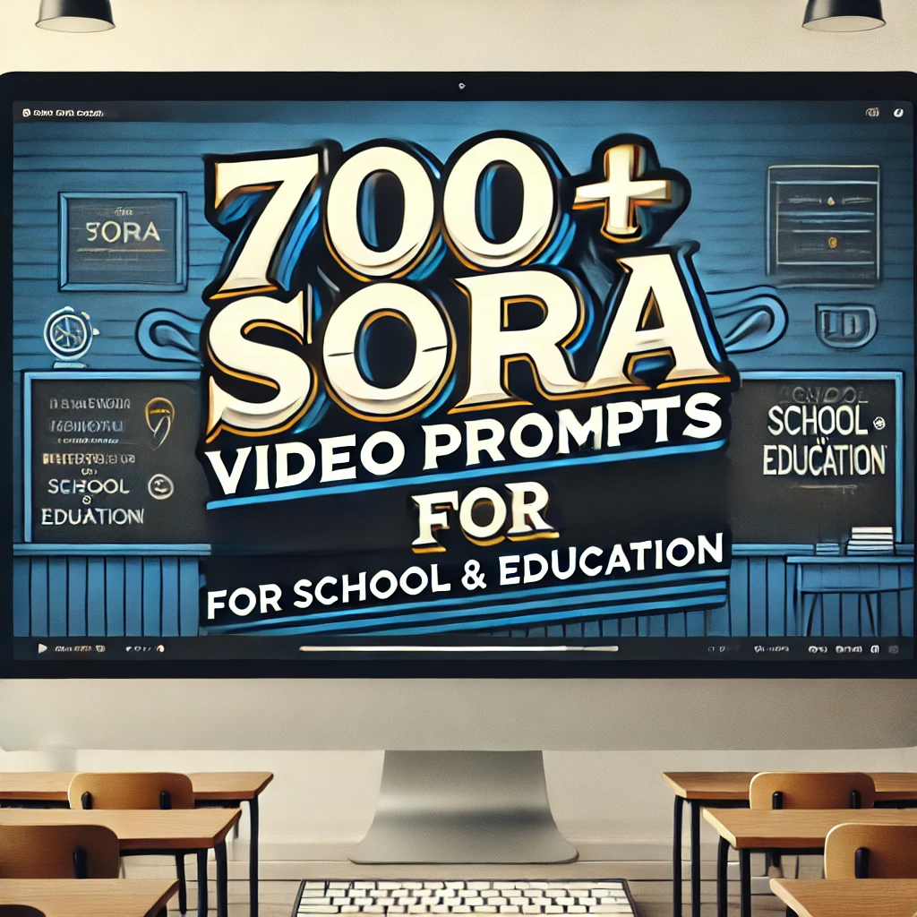Sora Video Prompts for Schools & Educators Scenes