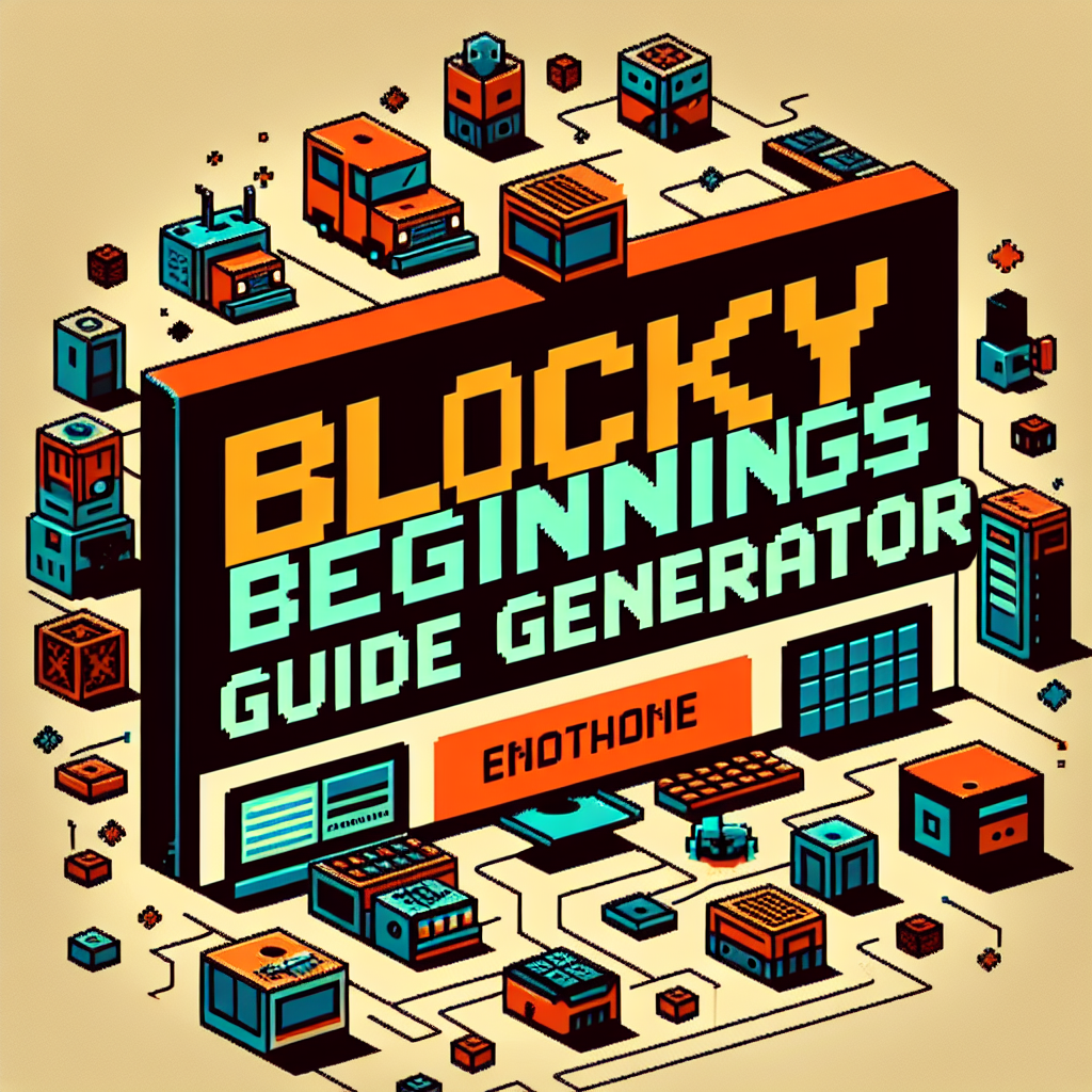 Blocky Beginnings Guide Generator