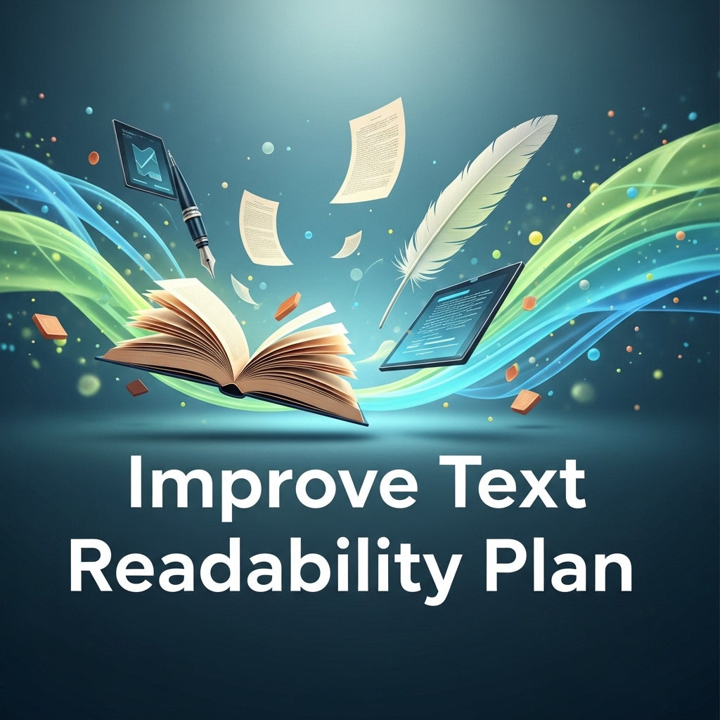 Improve Text Readability Plan