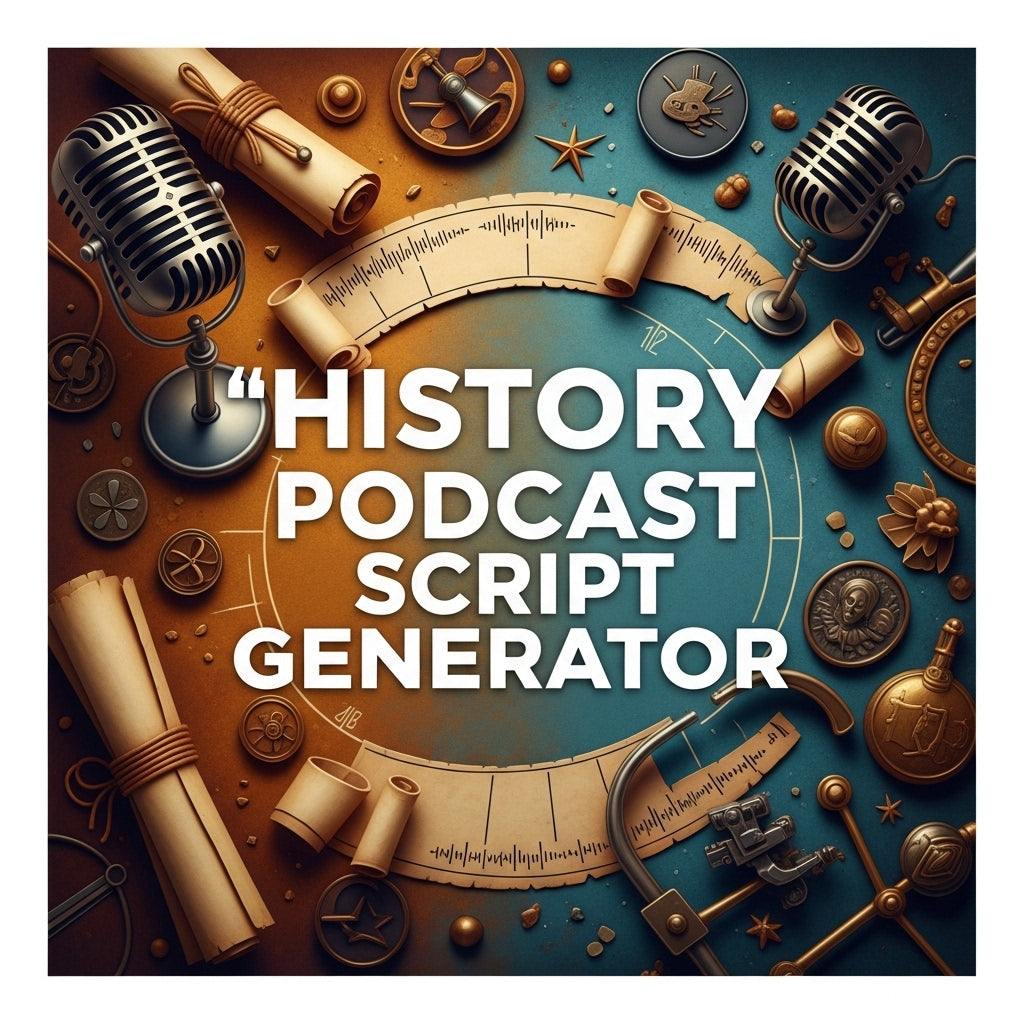 History Podcast Script Generator