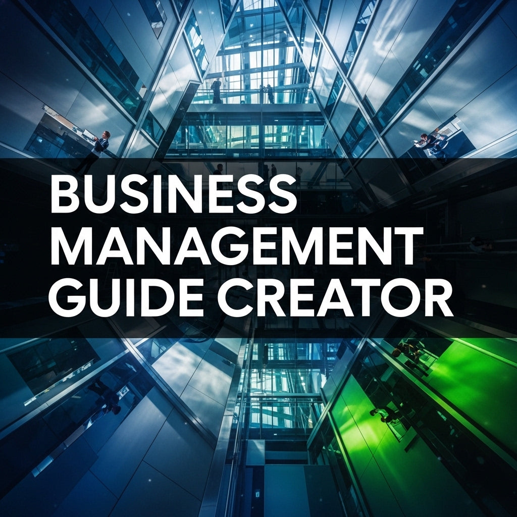 Business Management Guide Creator