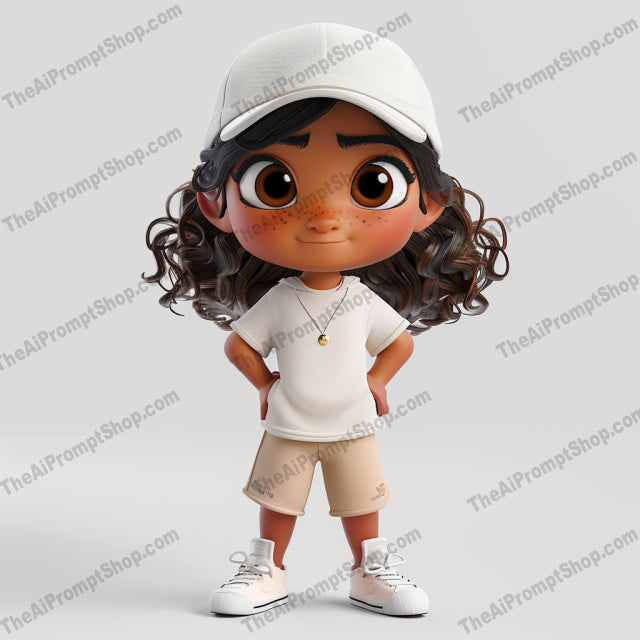 Charming Characters in Casuals AI MidJourney Image Prompt, 8000cartoon characters, casual style, charming, cute, diversity, endearing, expressive, fun., midjourney, minimalistic, modern, playful, soft colors, stylish, trendy, whimsical, youth