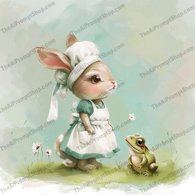 Whimsical Animal Workers AI MidJourney Image Prompt, 8380adorable, Ai, Ai Image Prompt, animal friends, Animals, art, charming, children's illustration, cute animals, decor, endearing expressions, fantasy art, farmer rabbit, firefighter cat, illustration, Image Prompt, mechanic fox, midjourney, nature, police dog, Prompt, small animals, storybook style, whimsical, work uniforms