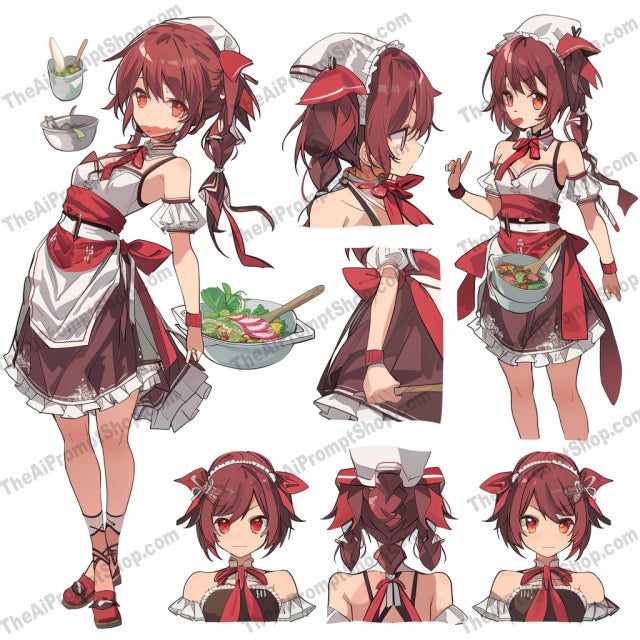 AI MidJourney Image Prompt, Fantasy Chef Chronicles, 4951Anime cooking adventures, Art of cuisine, chat gpt, chat gpt prompts, chatgpt, chatgpt prompts, Chef's journey, Cooking with passion, Culinary warrior, Epicurean character design, Fantasy kitchenware, Gastronomic quests, Gourmet battle attire, Herbal harvest, midjourney, Storybook Illustrations