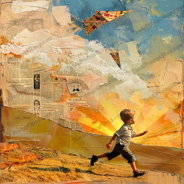 Children in Dreamy Landscapes AI MidJourney Image Prompt, 8871 Animals, midjourney, children, dreamy, landscapes, imaginative, whimsical, nostalgic, fantasy, artistic, vibrant, textured, overlays, walking, exploring, adventure, magic, light effects, collage, memory, innocence, playful, Midjourney, Ai, Ai Image Prompt, Image Prompt, Prompt