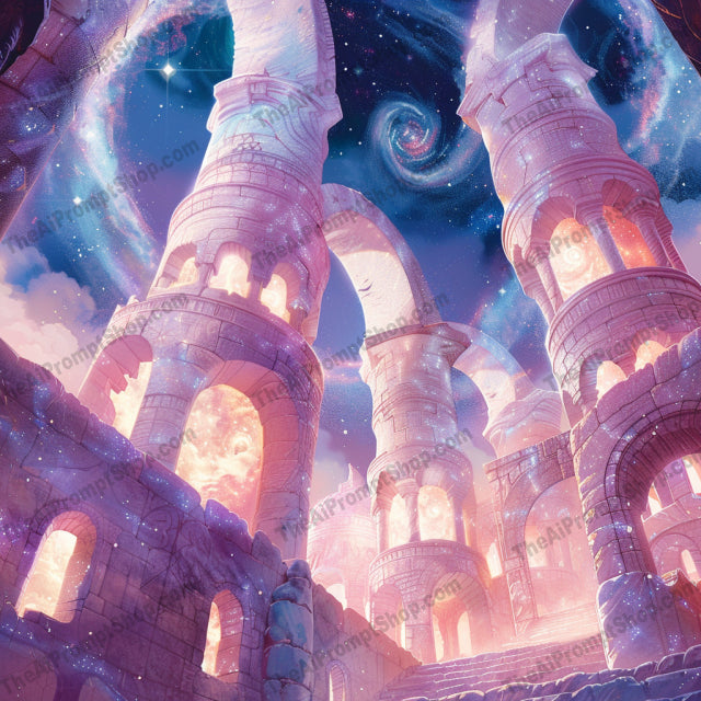 Ethereal Architectural Fantasy AI MidJourney Image Prompt, 8388Ai, Ai Image Prompt, architecture, atmospheric, celestial, dreamlike, enchanting, ethereal, Fantasy, futuristic, glowing, illuminated, Image Prompt, imaginary, magical, midjourney, mystical, otherworldly, Prompt, spiritual, surreal, vibrant, visionary, vivid, whimsical