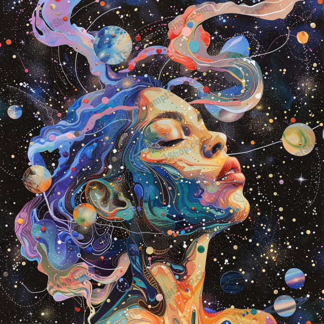 Cosmic Nature Collage AI MidJourney Image Prompt, 8784 Animals, midjourney, cosmic, nature, butterflies, foliage, galactic, surreal, dreamlike, ethereal, women, art, collage, fantasy, mystical, abstract, visual art, colorful, imaginative, creative, intertwined, patterns, Midjourney, Ai, Ai Image Prompt, Image Prompt, Prompt