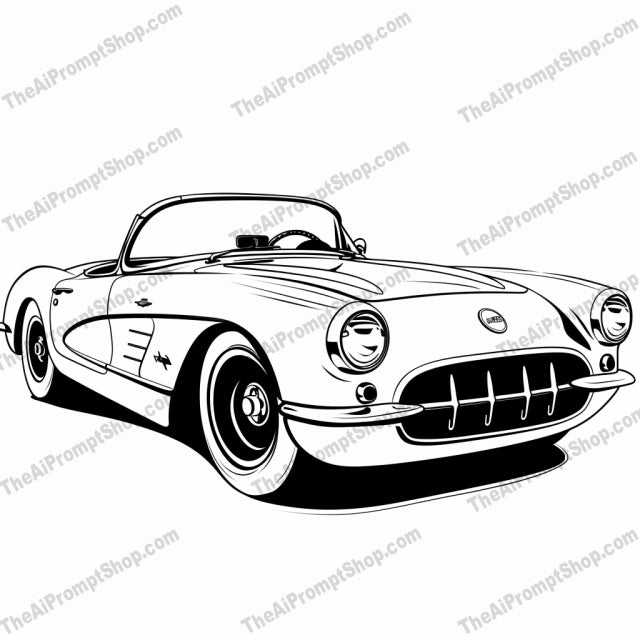 Vintage Cars Line Art AI MidJourney Image Prompt, 8960 Animation & Cartoons, midjourney, vintage, cars, line art, illustration, black and white, classic, automobiles, detailed, drawn, artwork, transportation, retro, vehicle, car enthusiasts, nostalgia, art, design, sketch, antique, 1970s, Midjourney, Ai, Ai Image Prompt, Image Prompt, Prompt