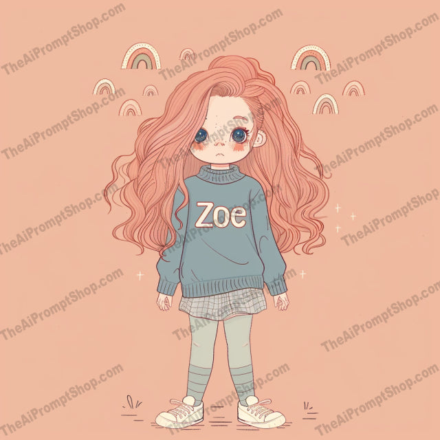 Cute Character Illustrations AI MidJourney Image Prompt, 8905 Character Art, midjourney, cute characters, whimsical art, children illustrations, playful design, storybook style, funny characters, happy kids, illustrative art, unique hairstyles, fashionable outfits, adorable faces, creative projects, kids art, digital illustrations, art for children, cartoon style, creative kids, cute designs, kids fashion, lovely characters, Midjourney, Ai, Ai Image Prompt, Image Prompt, Prompt