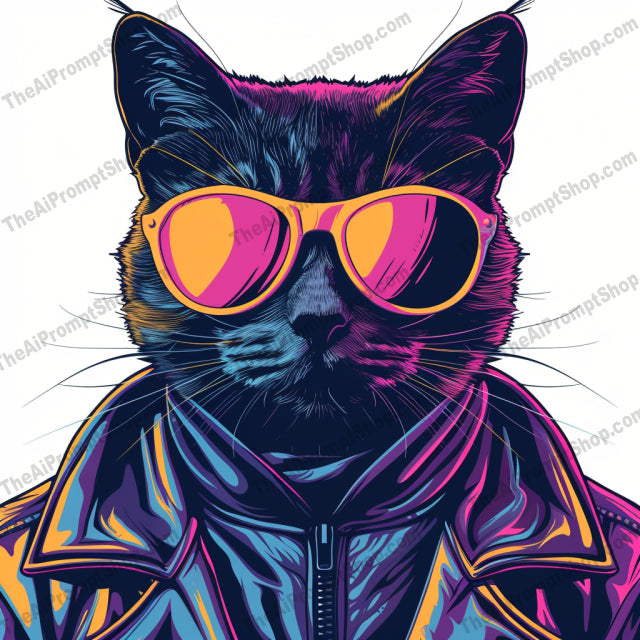 Cool Animal Portrait with Sunglasses AI MidJourney Image Prompt, 9270 Animals, midjourney, animal, cool, sunglasses, fashion, stylish, modern, digital illustration, vibrant, trendy, unique art, portrait, high-quality, contemporary, clothing, vector art, detailed, colorful, illustration, fashionable, hipster, Midjourney, Ai, Ai Image Prompt, Image Prompt, Prompt