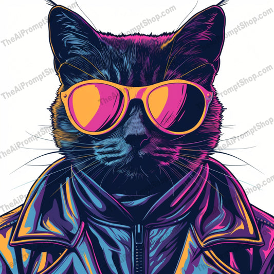 Cool Animal Portrait with Sunglasses AI MidJourney Image Prompt, 9270 Animals, midjourney, animal, cool, sunglasses, fashion, stylish, modern, digital illustration, vibrant, trendy, unique art, portrait, high-quality, contemporary, clothing, vector art, detailed, colorful, illustration, fashionable, hipster, Midjourney, Ai, Ai Image Prompt, Image Prompt, Prompt