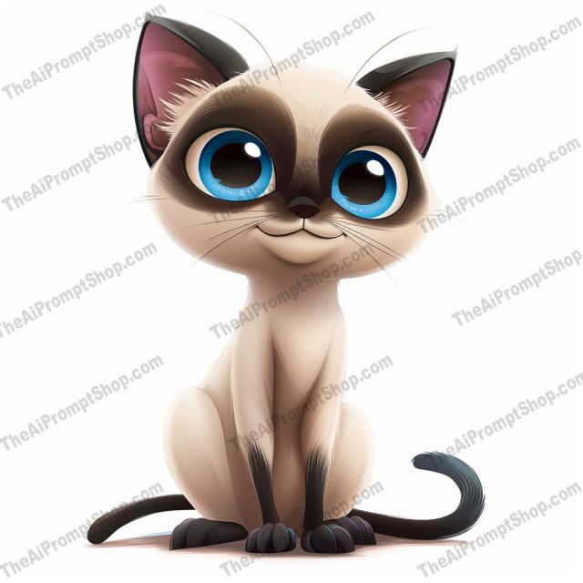 Adorable Cartoon Cats AI MidJourney Image Prompt, 8233adorable cat, animal character, animated style, big eyes, cartoon cat, cat drawingmidjourney, cat lover gift, charming illustration, children's art, colorful cat, cute animal, cute illustration, digital art, fantasy art, fluffy cat, kids' decor, kitty, pet art, playful cat, whimsical cat
