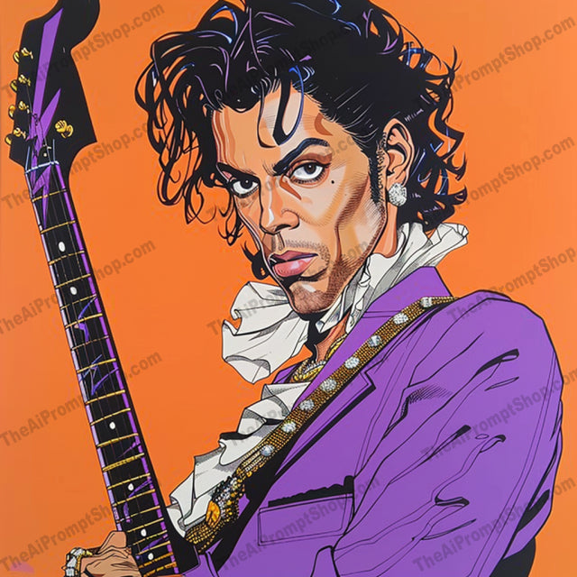 Iconic Musicians Art AI MidJourney Image Prompt, 8723 Isometrics & Icons, midjourney, iconic, musicians, digital art, bold colors, pop culture, celebrity portraits, music lovers, vibrant artwork, modern depiction, dynamic poses, rock stars, musical legends, art prints, poster art, fine art, music themed, iconic figures, celebrity art, pop art, graphic design, Midjourney, Ai, Ai Image Prompt, Image Prompt, Prompt