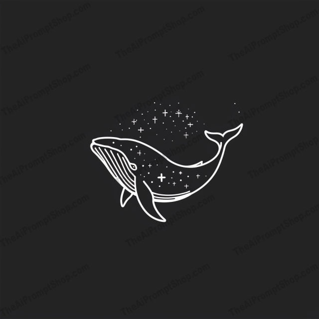 Celestial Animal Art AI MidJourney Image Prompt, 9343 Animals, midjourney, celestial, animal, stars, cosmic, mystical, enchanting, design, art, illustration, bird, cat, fox, whale, dark background, night, celestial art, minimalist, line art, elegant, modern, Midjourney, Ai, Ai Image Prompt, Image Prompt, Prompt