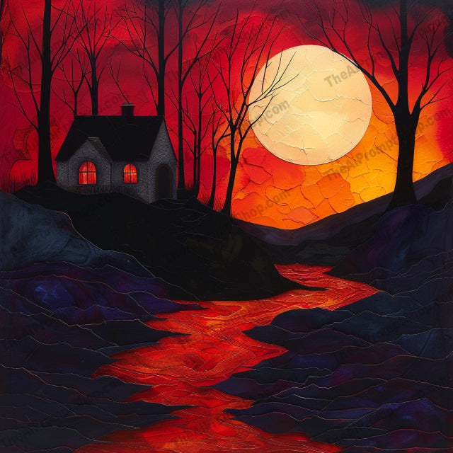 AI MidJourney Image Prompt, Chromatic Fantasy Realms, 4731Artistic scenery, Bold color blocks, chat gpt, chat gpt prompts, chatgpt, chatgpt prompts, Contrast and saturation, Dreamlike vistas, Fantasy art style, Geometric landscape art, Landscapes, midjourney, Stylized nature, Sunset hues, Twilight ambiance, Vibrant color palette