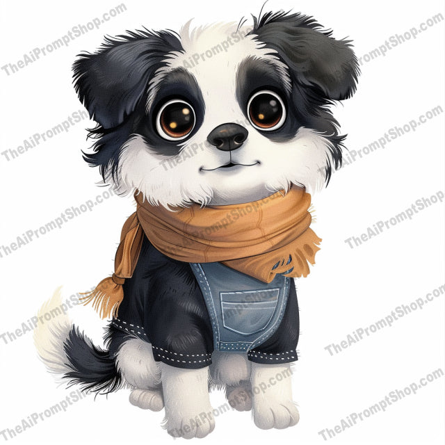 Cute Animals in Scarves and Overalls AI MidJourney Image Prompt, 9389 Storybook Illustrations, midjourney, cute animals, baby panda, cat illustration, puppy drawing, scarves, overalls, adorable pets, animal art, digital illustration, hand-drawn style, cozy outfits, warm color palette, animal lovers, character art, charming, illustration, pet fashion, stylish animals, winter wear, furry friends, Midjourney, Ai, Ai Image Prompt, Image Prompt, Prompt