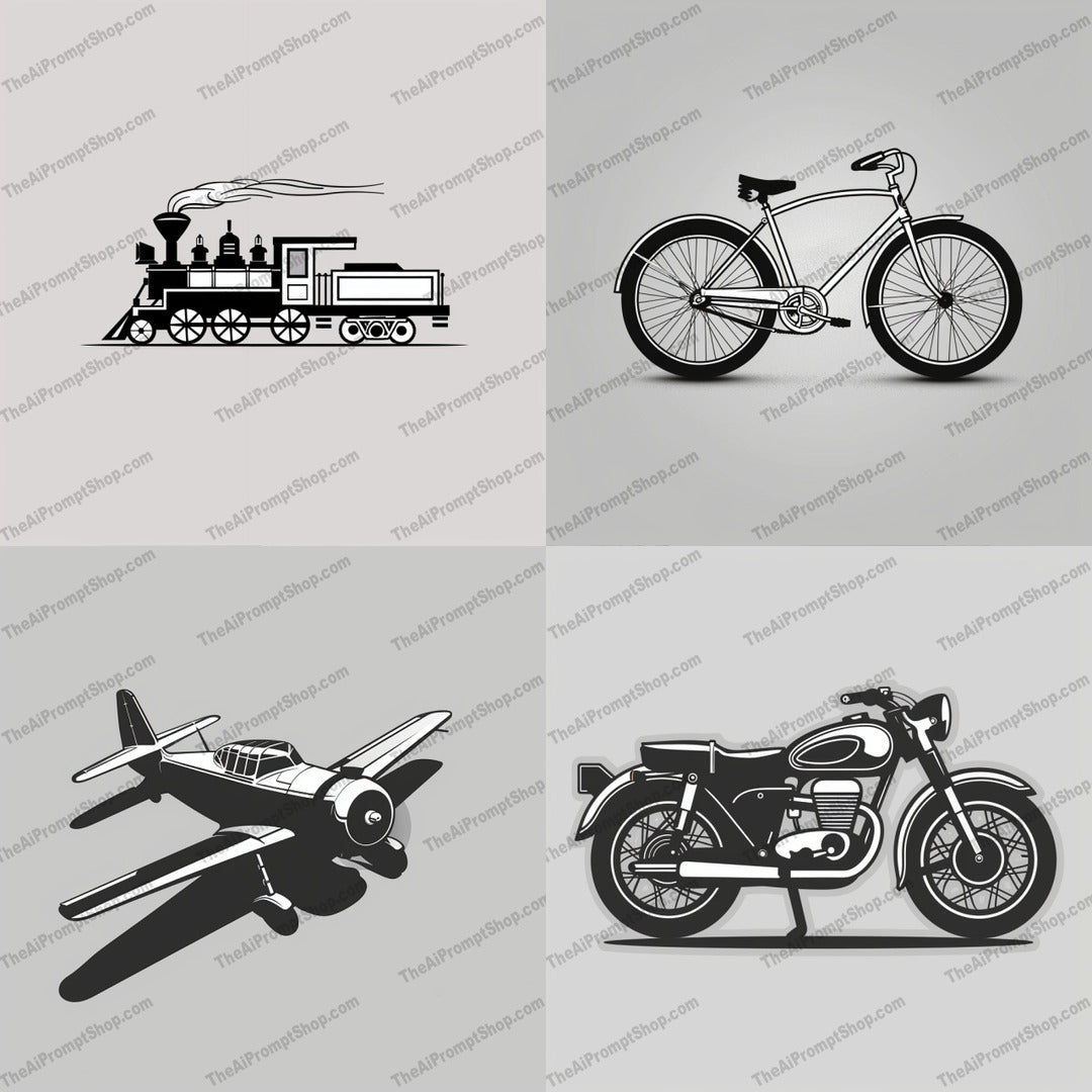 Vintage vehicle art created from an AI image prompt.