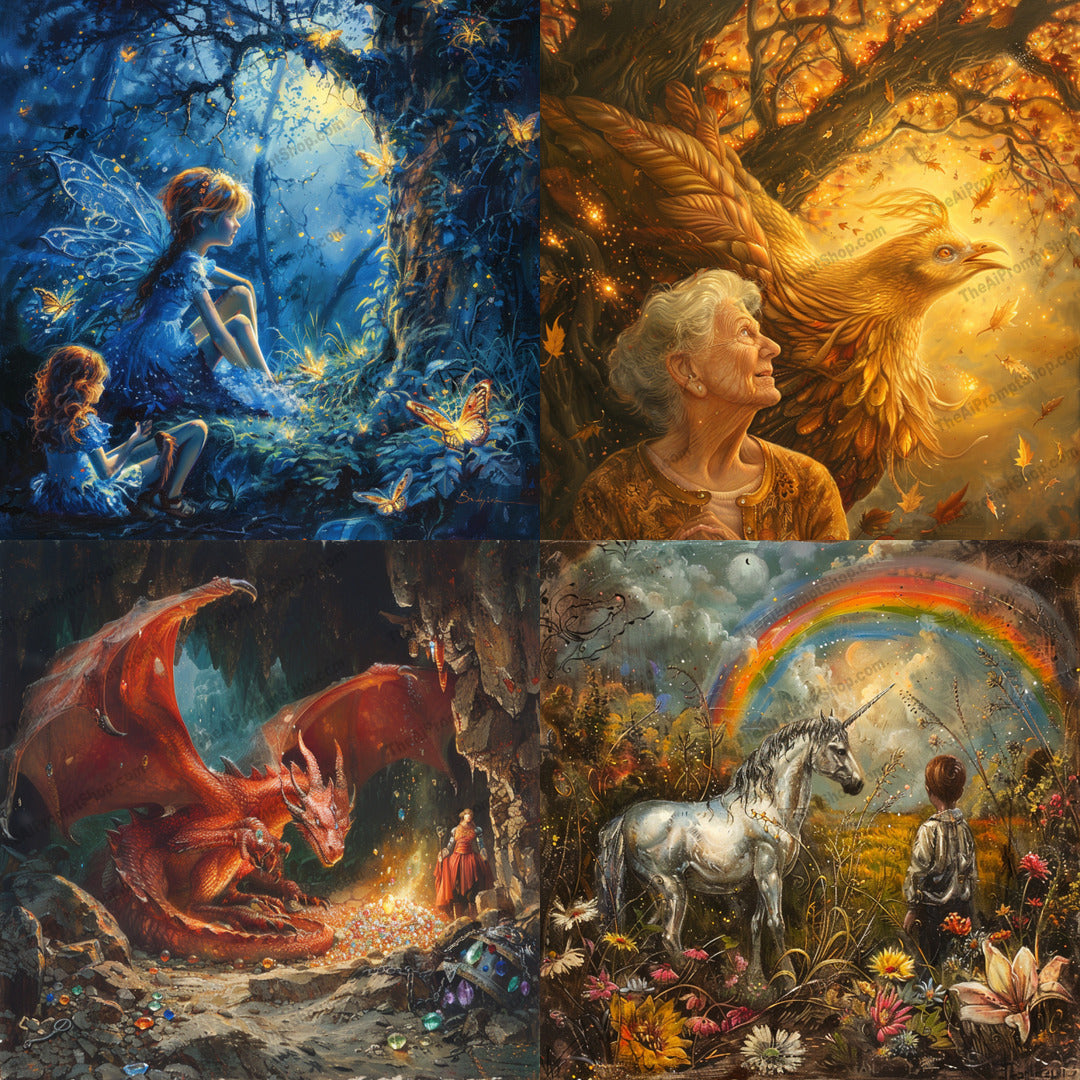 Mystical realm art in a magical style created from an AI image prompt.