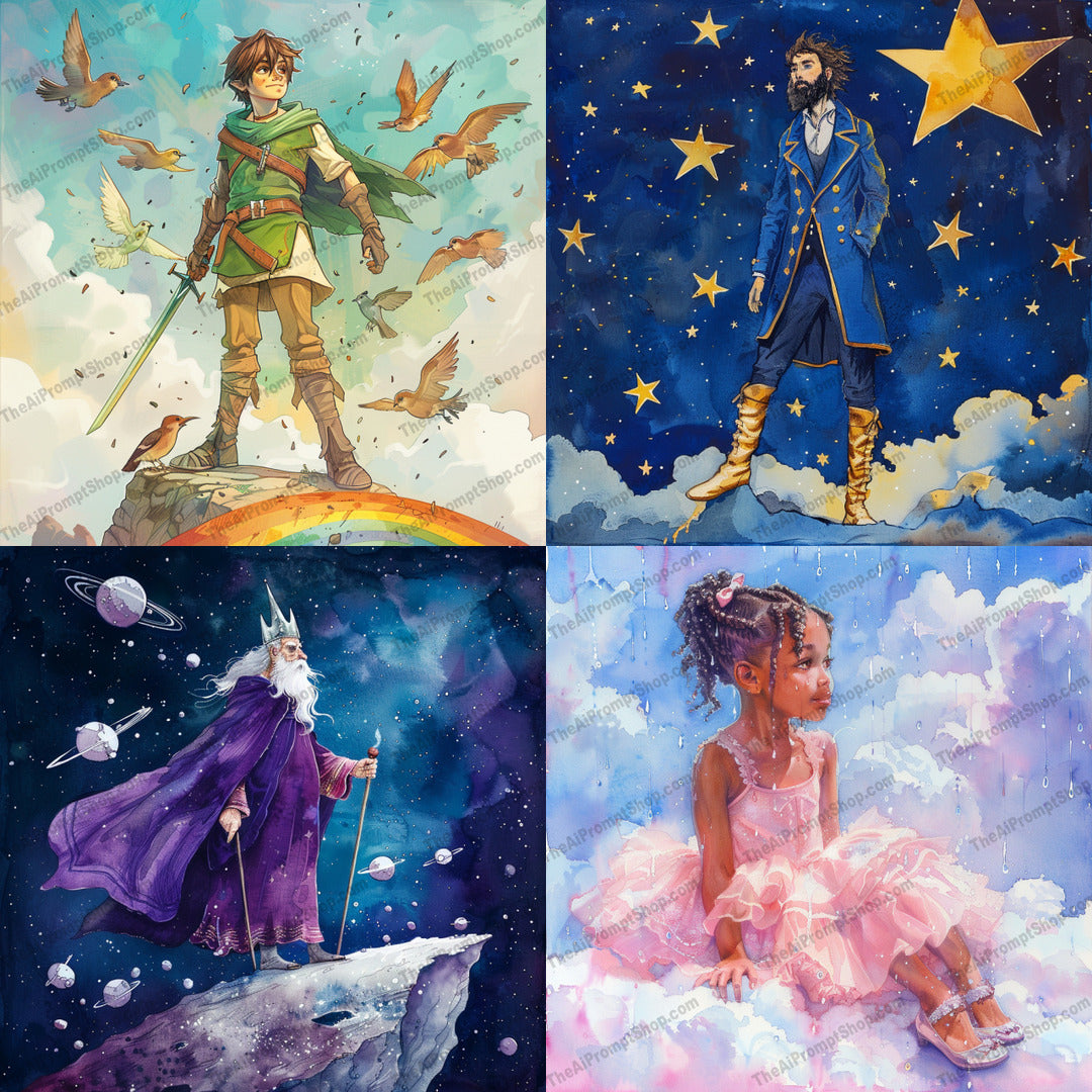 Fantasy art portrait in a magical style created from an AI image prompt.