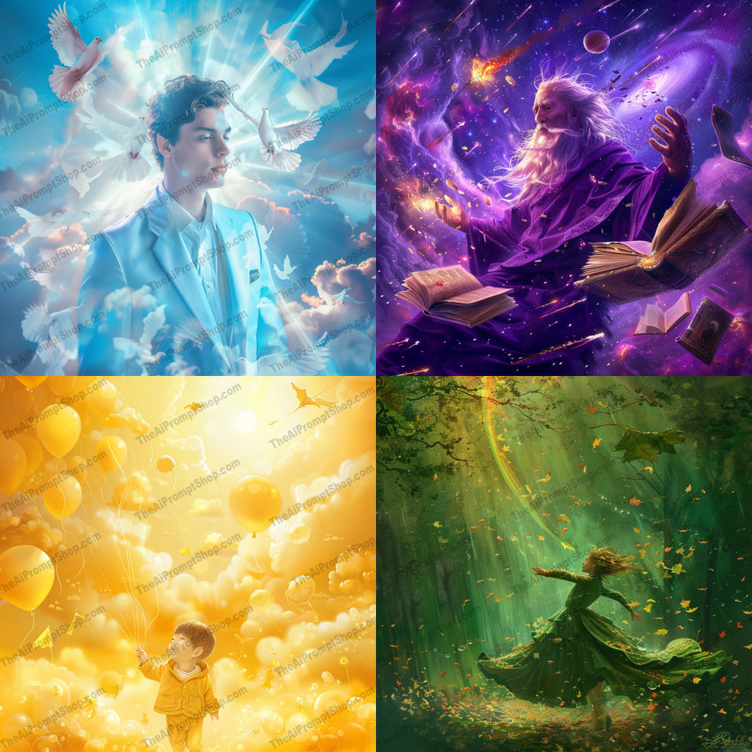 Ethereal dreams illustration in a magical style created from an AI image prompt.