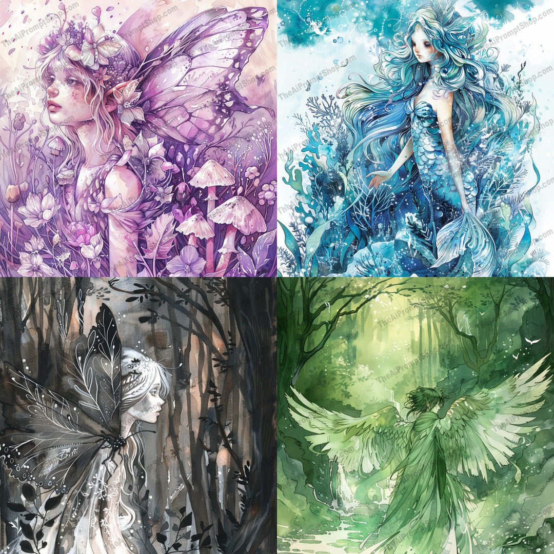 Ethereal fantasy art in a magical style created from an AI image prompt.