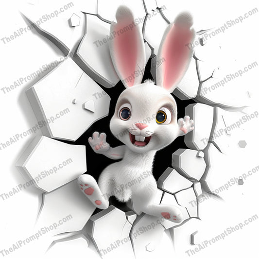 Festive Breakthroughs AI MidJourney Image Prompt, 8015adorable, break through, bunny, cartoon, charming, cheerful, Christmas, cute characters, Easter, elf, festive, Halloween, holiday, joyful, midjourney, playful, pumpkin, seasonal, teddy bear, whimsical