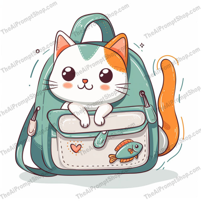 Cute Cartoon Backpacks AI MidJourney Image Prompt, 8899 Animation & Cartoons, midjourney, cartoon, cute, backpacks, illustration, playful, children, whimsical, adorable, character, vibrant, fun, colorful, youthful, happy, joyful, kid-friendly, creative, amusing, cheerful, design, Midjourney, Ai, Ai Image Prompt, Image Prompt, Prompt