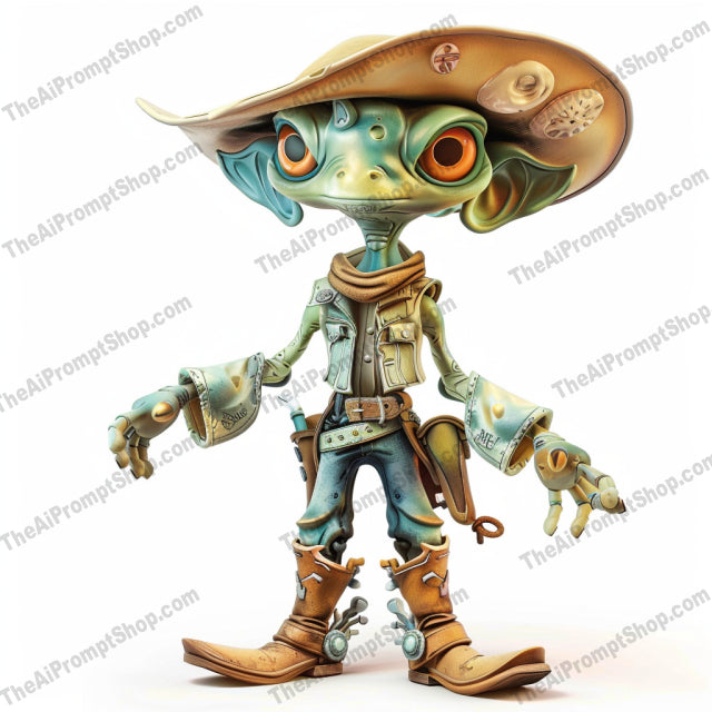 Whimsical Character Art AI MidJourney Image Prompt, 9454 Character Art, midjourney, whimsical, character art, cartoon characters, robot, unicorn, pirate, dragon, cape, alien, cowboy, cute characters, imaginative, fantastical, colorful, endearing, playful, fantasy, futuristic, anthropomorphic, costumes, Midjourney, Ai, Ai Image Prompt, Image Prompt, Prompt