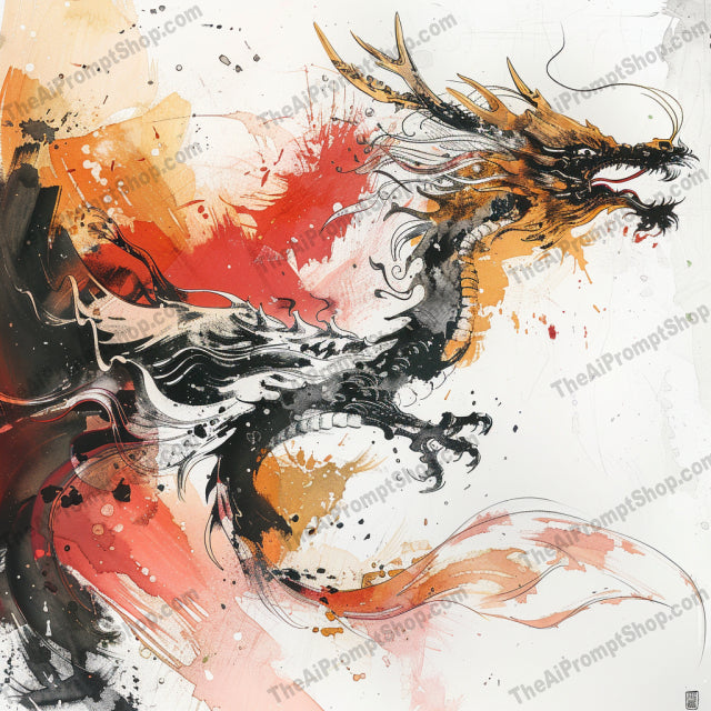 Splatter Paint Animal Art AI MidJourney Image Prompt, 9490 Florals, midjourney, splatter paint, animal art, vibrant colors, dynamic composition, artistic, detailed, creative, fish, butterfly, dragon, eagle, watercolor effect, animal illustrations, modern art, contemporary, nature, wildlife, mythical, abstract, energetic, Midjourney, Ai, Ai Image Prompt, Image Prompt, Prompt