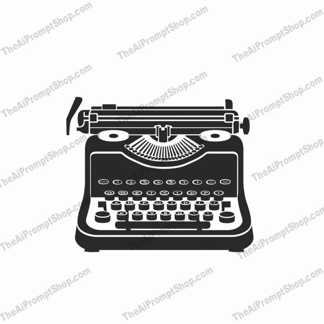 Retro Tech Silhouettes AI MidJourney Image Prompt, 9335 Isometrics & Icons, midjourney, retro, vintage, technology, camera, typewriter, radio, bicycle, silhouette, black and white, minimalist, classic, history, nostalgia, timeless, iconic, old-fashioned, stylish, design, antique, collectible, Midjourney, Ai, Ai Image Prompt, Image Prompt, Prompt