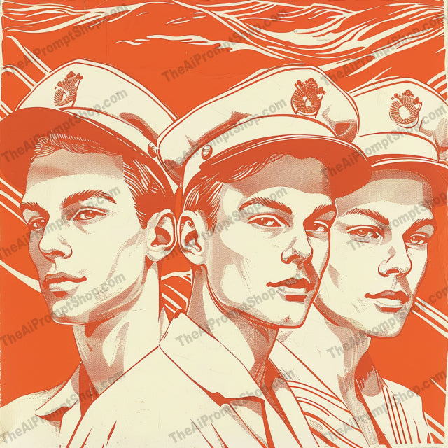 Stylized Portraits of Military Personnel AI MidJourney Image Prompt, 8944 Portraits & People, midjourney, military, stylized, portraits, dynamic, heroism, vibrant, bold colors, intricate line work, soldiers, uniforms, patriotic, artwork, illustration, character design, personnel, detailed, modern style, military heroes, strength, powerful imagery, Midjourney, Ai, Ai Image Prompt, Image Prompt, Prompt