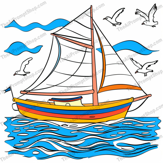 Colorful Cartoon Illustration AI MidJourney Image Prompt, 9567 Coloring Pages, midjourney, cartoon, whimsical, rocket ship, happy sun, rainbow, dinosaur, jungle, palm trees, sailboat, ocean, stars, clouds, kids art, playful, colorful, illustration, fun, vibrant, creative, artwork, Midjourney, Ai, Ai Image Prompt, Image Prompt, Prompt