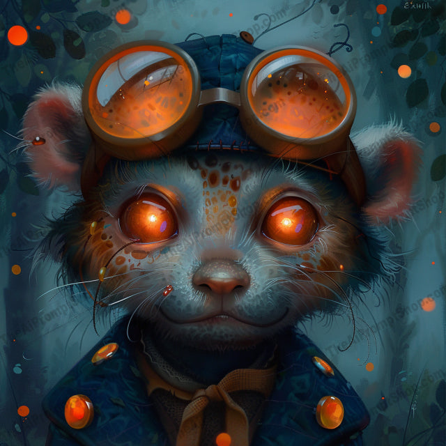 AI MidJourney Image Prompt, Mystical Creatures Delight, 4953chat gpt, chat gpt prompts, chatgpt, chatgpt prompts, Curious critters, Enchanted animal art, Fantasy wildlife, Imaginative fauna, Magical fauna sketches, midjourney, Mystical creature portraits, Sapphire eyes, Storybook Illustrations, Twilight forest dwellers, Vivid fur textures, Whimsical beasts