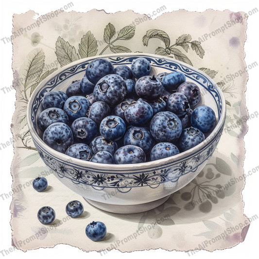 Vintage Fruit Illustration AI MidJourney Image Prompt, 8238antique, apples, artwork, blueberries, botanical, cherries, classic art, colorful, detailed, elegant, grapes, nostalgic decor, old-fashioned, timeless, vintage fruit illustration, watercolormidjourney