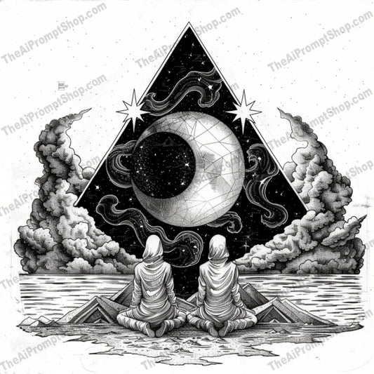 Ethereal Illustrations AI MidJourney Image Prompt, 8446Ai, Ai Image Prompt, anatomical heart, artistic, black and white, cosmic, cosmos, creative, design, detailed, dreamlike, ethereal, Fantasy, hands, illustration, Image Prompt, imaginative, intricate, midjourney, mystical, nature, Prompt, spiritual, surrealism, symbolism