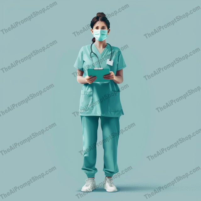 Healthcare Professionals AI MidJourney Image Prompt, 8457Ai, Ai Image Prompt, care, clinic, doctor, emergency, health, healthcare, healthcare worker, hospital, Image Prompt, lab coat, medical, medical supplies, medicine, midjourney, nurse, paramedic, pharmacy, physician, Portraits & People, professional, Prompt, scrubs, surgery, uniform