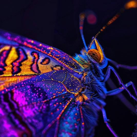 Vibrant Neon Animals AI MidJourney Image Prompt, 9371 Florals, midjourney, vibrant, neon, animals, butterfly, fish, parrot, colorful, high-definition, ultra-glossy, intricate details, textures, artwork, digital illustration, bright colors, nature, wildlife, eye-catching, aesthetic, decorative, visual art, Midjourney, Ai, Ai Image Prompt, Image Prompt, Prompt