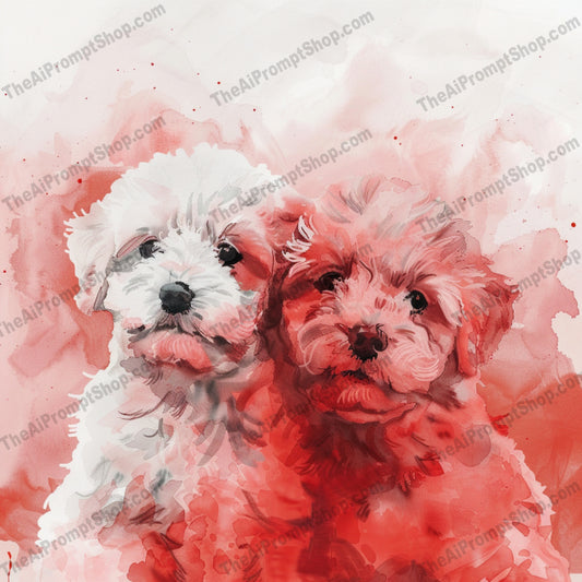 AI MidJourney Image Prompt, Romantic Furry Tales, 4943Animal bonds, Canine companionship, chat gpt, chat gpt prompts, chatgpt, chatgpt prompts, Crimson romance, Emotive pet portraits, Feline affection, Heartfelt encounters, Lovers' lane, midjourney, Puppy love, Storybook Illustrations, Watercolor warmth, Whimsical affection