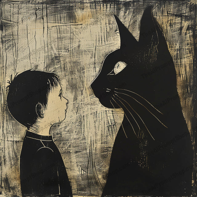 Dramatic Animal Illustrations AI MidJourney Image Prompt, 8962 Animals, midjourney, dramatic, art, illustrations, animals, dark, moody, textured, evocative, raven, cat, wolf, horse, detailed, intense, nature, woodcut, hand-drawn, creative, artistic, decor, Midjourney, Ai, Ai Image Prompt, Image Prompt, Prompt