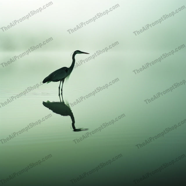 Reflection of Birds on Water AI MidJourney Image Prompt, 9311 Animals, midjourney, bird, reflection, water, tranquility, sunset, serene, peaceful, solitude, soft colors, nature, wildlife, calm, stillness, beautiful, high quality, artistic, landscape, photography, elegant, minimalistic, Midjourney, Ai, Ai Image Prompt, Image Prompt, Prompt