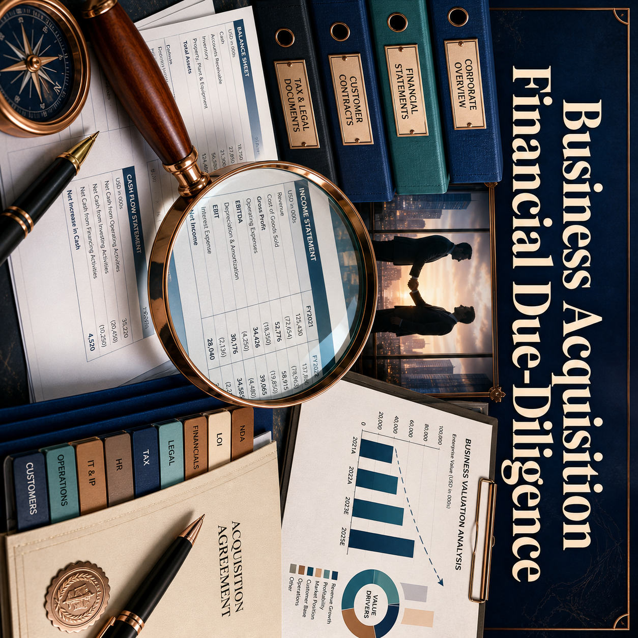 business acquisition financial due diligence organizer product image 3