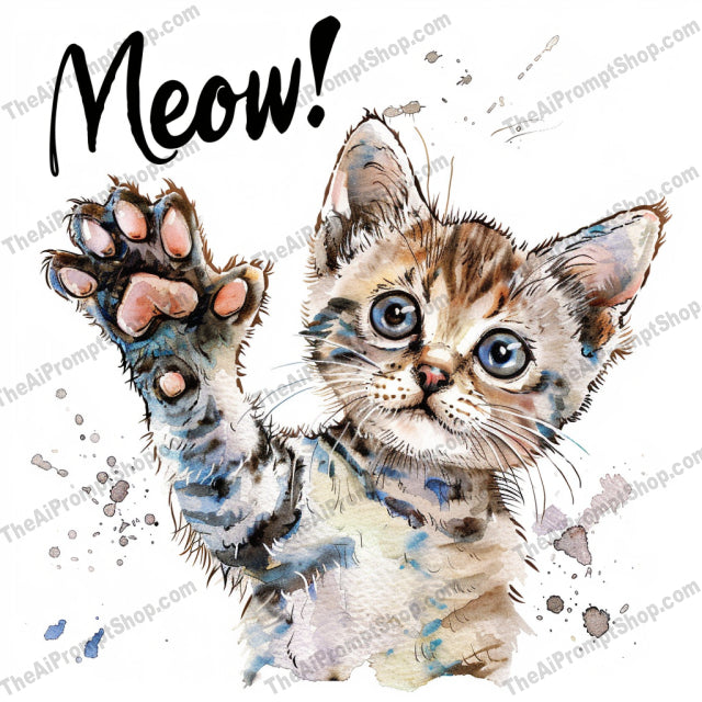 Watercolor Animals with Words AI MidJourney Image Prompt, 9296 Animals, midjourney, watercolor, animals, puppy, kitten, elephant, bunny, whimsical, colorful, cute, playful, children, art, decor, painting, illustration, adorable, phrase, word art, fun, cheerful, Midjourney, Ai, Ai Image Prompt, Image Prompt, Prompt