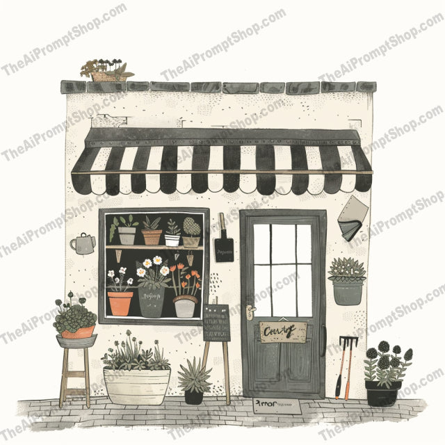 Charming Storefront Illustrations AI MidJourney Image Prompt, 9586 Storybook Illustrations, midjourney, storefront, illustration, charming, quaint, cozy, small shop, facade, artistic, rustic, detailed, shop, store, inviting, beautiful, character, artwork, design, unique, picturesque, vintage, Midjourney, Ai, Ai Image Prompt, Image Prompt, Prompt