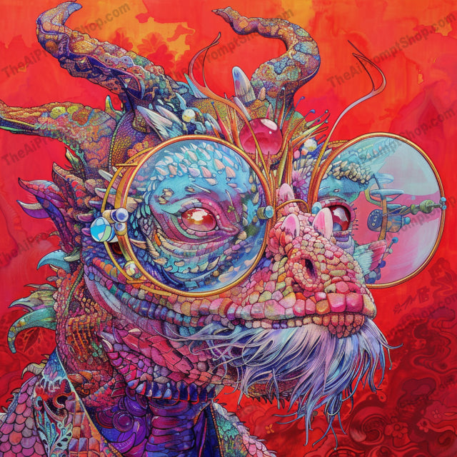Colorful Futuristic Portrait with Large Glasses AI MidJourney Image Prompt, 9281 Futuristic, midjourney, futuristic, cyberpunk, portrait, vibrant, colorful, glasses, highly detailed, cyborg, creative, imaginative, unique, digital art, technology, sci-fi, exaggerated, artistic, modern, innovative, futuristic fashion, futuristic design, Midjourney, Ai, Ai Image Prompt, Image Prompt, Prompt