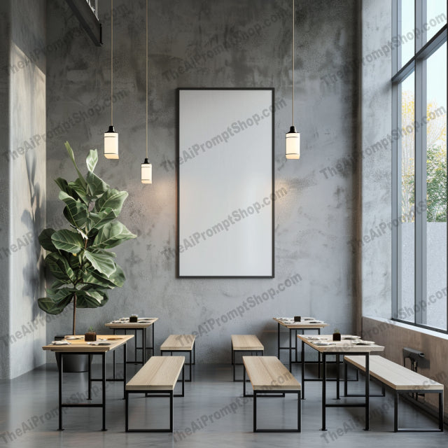 Interior Design Mockups AI MidJourney Image Prompt, 9363 Mockups - Interior Design, midjourney, interior design, mockup, poster, frame, minimalist, modern, design showcase, elegant decor, stylish interior, chic cafe, cozy lounge, realistic environment, art display, wall art, home decor, restaurant interior, cafe decor, minimalist furniture, contemporary design, ambient lighting, Midjourney, Ai, Ai Image Prompt, Image Prompt, Prompt