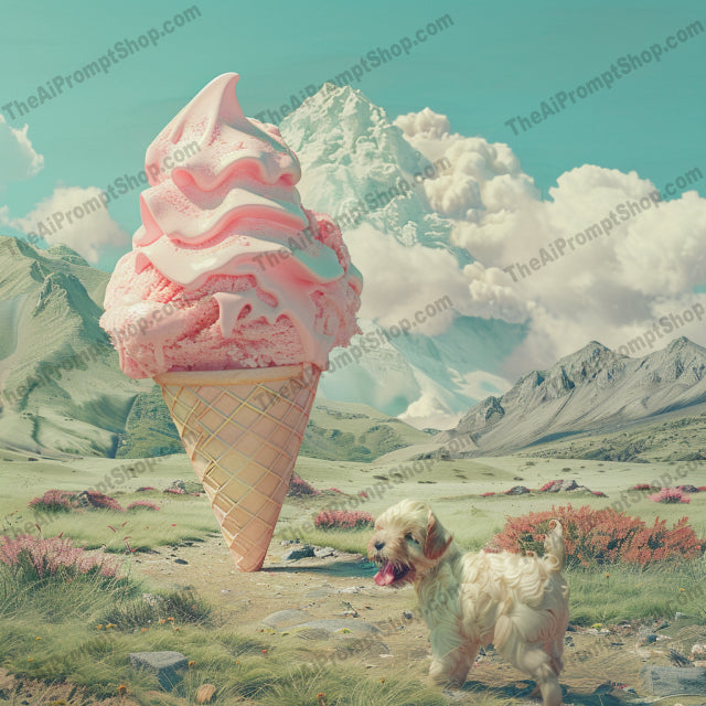 Surreal Exploration Art AI MidJourney Image Prompt, 9408 Fantasy, midjourney, surreal, exploration, dreamlike, fantastical, giant objects, whimsical, vibrant, landscapes, imaginative, adventure, art, digital, creative, imaginative, dreamy, beautiful, nature, fantasy, colorful, mystical, Midjourney, Ai, Ai Image Prompt, Image Prompt, Prompt