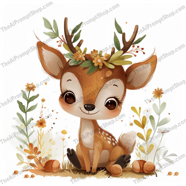 Cute Animal Illustrations AI MidJourney Image Prompt, 9458 Animals, midjourney, cute, animal, illustration, teddy bear, cat, deer, rabbit, whimsical, adorable, playful, charming, digital art, flowers, yarn, butterflies, cartoon, children, fantasy, creative, artwork, Midjourney, Ai, Ai Image Prompt, Image Prompt, Prompt