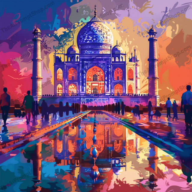 Neon Glow World Wonders AI MidJourney Image Prompt, 8823 Animals, midjourney, neon, world wonders, Eiffel Tower, Great Wall of China, Pyramids of Egypt, Taj Mahal, vibrant colors, digital illustration, surreal, night scene, landmarks, travel, tourism, cityscape, architecture, reflection, futuristic, artistic, colorful, glow, Midjourney, Ai, Ai Image Prompt, Image Prompt, Prompt